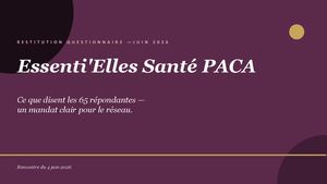 Questionnaire Essenti'elles Santé Paca