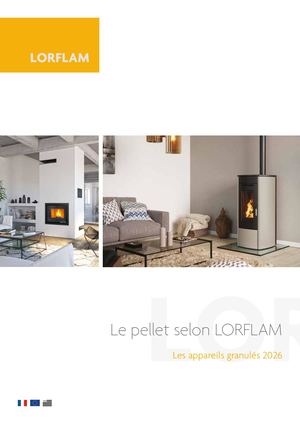 Catalogue Poêles Granulés Lorflam 2026