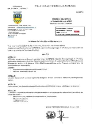 RH52 CAMBRONE Esnard Délégation Signature 05 06 2026