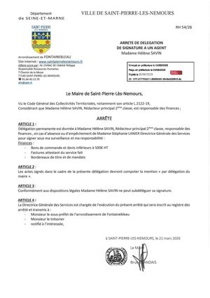 RH54 SAVIN Hélène Délégation Signature 05 06 2026