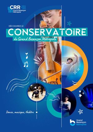 Brochure du Conservatoire Grand Besançon Métropole