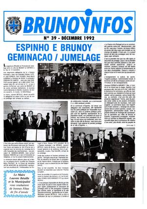 Brunoy Infos N° 39 1992 12