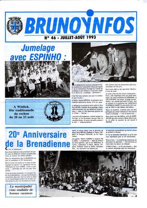 Brunoy Infos N°46 1993 07et 08