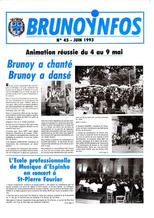 Brunoy Infos N°45 1993 06