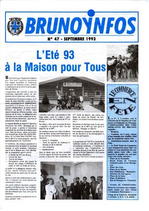 Brunoy Infos N°47 1993 09