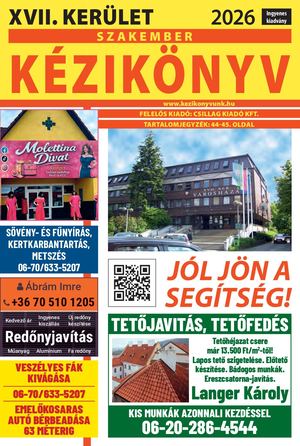Tizenhetedik Kerület Kézikönyve 2026 Internet