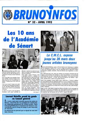 Brunoy Infos N° 32 1992 04