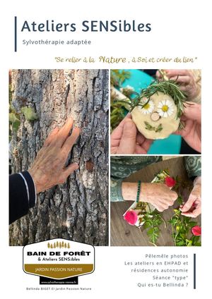 Livret 2026 Ateliers Sensibles - Ehpad - Résidence Autonomie - Maintien à domicileBellinda Ei Jardin Passion Nature