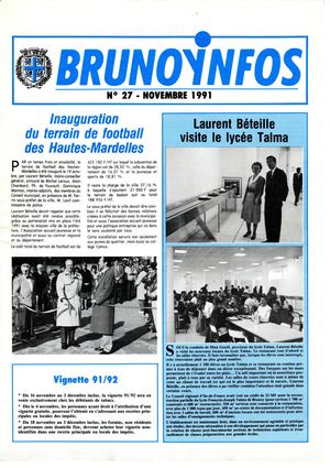 Brunoy Infos N°27 1991 11