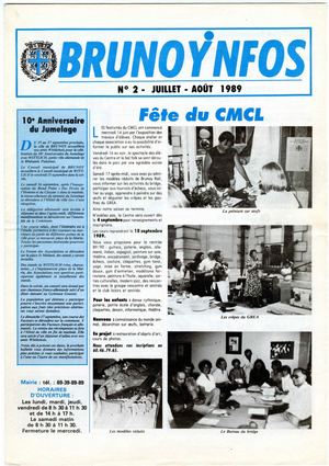 Brunoy Infos N°02 1989 07 Et 08
