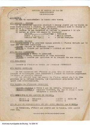 Guerre 1939 1945 Usine À Gaz Mesures À Prendre En Cas De Bombardement