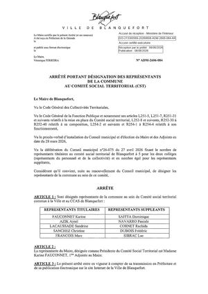 Adm 2606 084 Désignations éLus Cst Pref