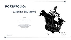 Portafolio De América Del Norte Trabajo Final