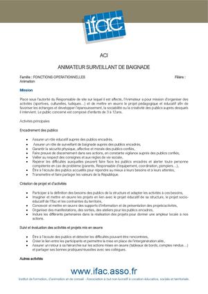Animateur Trice SB - CEE - Saintes Maries De La Mer