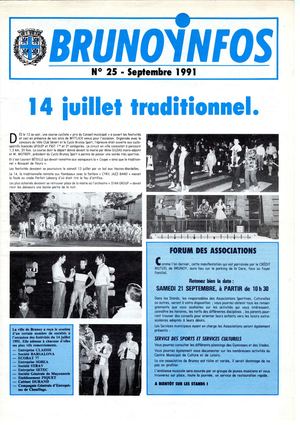 Brunoy Infos N°25 1991 09