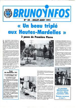 Brunoy Infos N°24 1991 07 Et 08