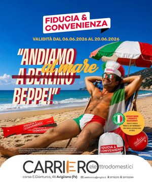 Volantino Fiducia & Convenienza Giugno Carriero Elettrodomestici
