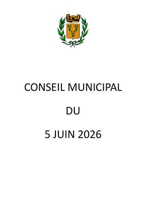 CM du 05/06/2026