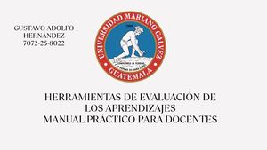 Herramientas De Evaluación De Aprendizajes Manual Práctico Para Docentes (2)