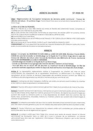 Arrêtés 08 06 26
