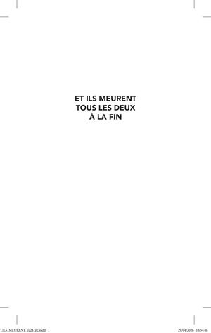 [EXTRAIT] Et ils meurent tous les deux à la fin