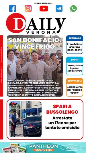 Daily Verona 08 Giugno 2026