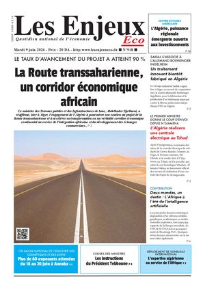 LES ENJEUX ECO N°918