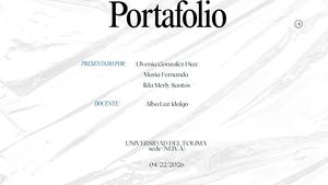 Presentación Para Portafolio Profesional Artista Visual Minimalista Editorial Blanco