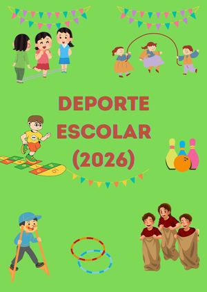 Deporte Escolar 2026