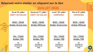 Planning juillet26