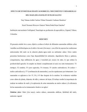 Articulo Del Experimento De Nutricion Vegetal