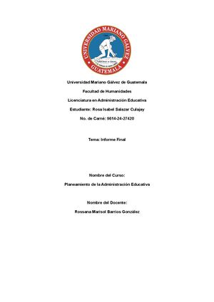 Trabajo Final Planeamiento