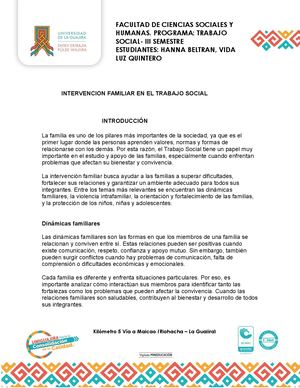 Intervencion Familiar