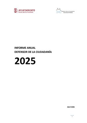 Memoria Defensor de la Ciudadanía 2025