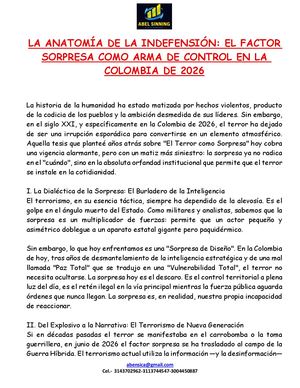 La Anatomía De La Indefensión