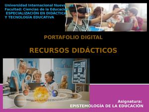 Recursos Didácticos - Portafolio Digital