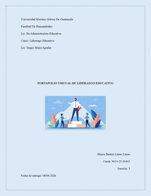 Portafolio Virtual Liderazgo Educativo