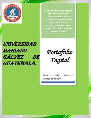 Portafolio Digital, Politicas Educativas