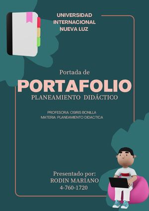 Portafolio De Plan Didactc