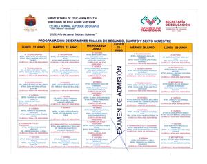 Programación De Exámenes Junio 2026 v2
