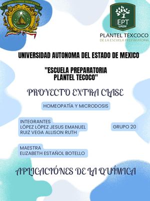 Homeopatía y Microdosis