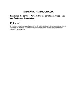 Revista Digital Memoria Y Democracia