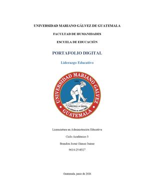 Portafolio Liderazgo Educativo Final Bandon Gámez