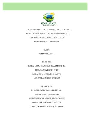 Proyecto Final Ecoalianza