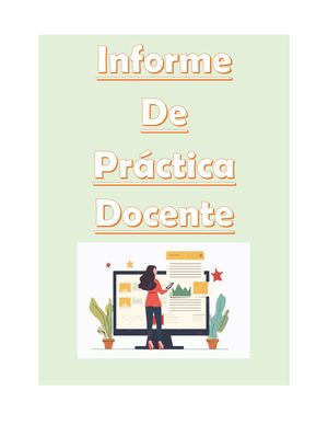 Informe De Práctica Docente