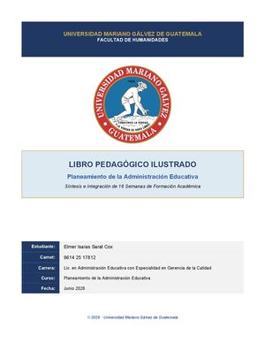 Planeamiento de la Administración Educativa - Libro Pedagógico