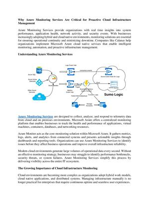 Azure Monitoring Services