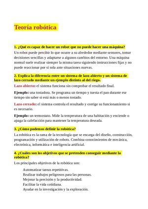 Teoria Robotica