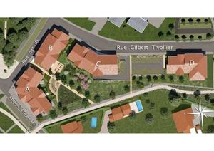 Plan de masse_Coublevie - Résidence Les Terrasses des 3 Parcs