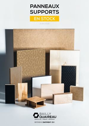 PANNEAUX SUPPORTS STOCKÉS